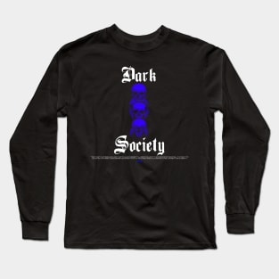 DARK SOCIETY BLUE Long Sleeve T-Shirt